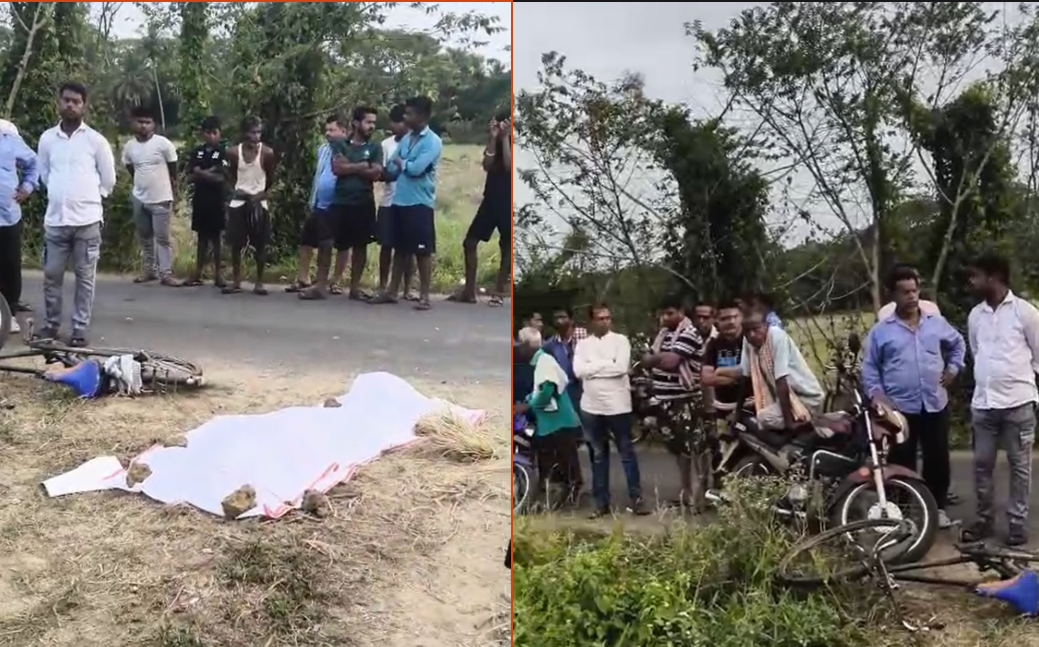 ରାସ୍ତା କଡରେ ପଡି ରହିଛି ମୃତ ଦେହ