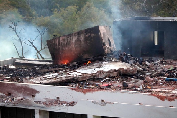 Ahmedabad plane crash : 14-year-old boy among victims as fire engulfs tea stall near crash site