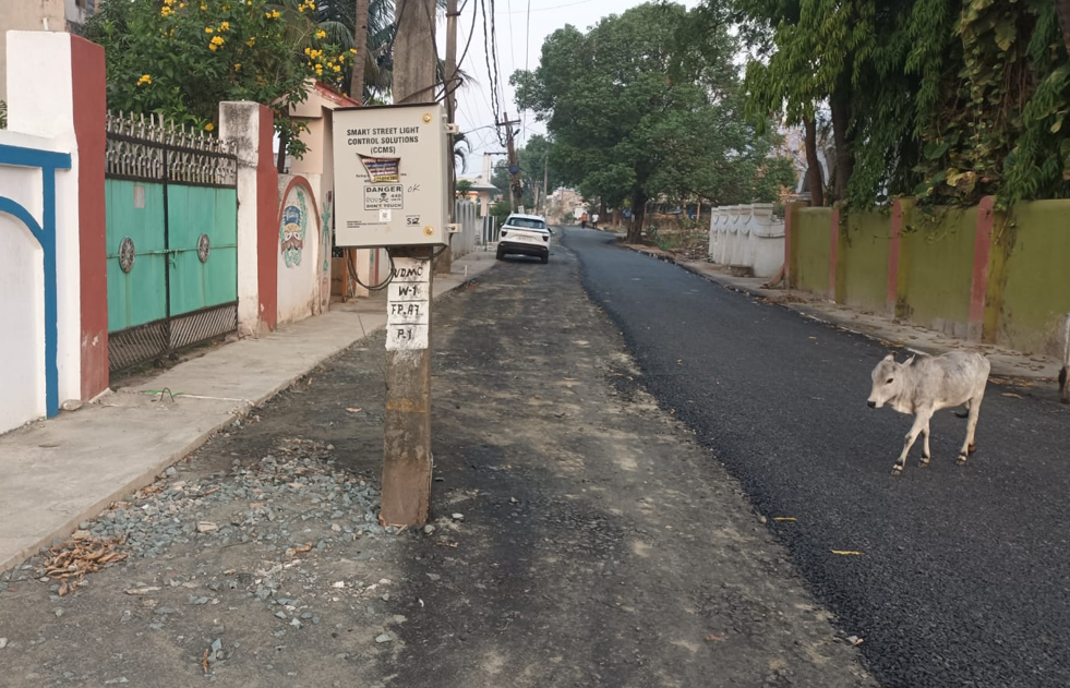 Electric Poles Standing Like a Threat in the Middle of the Road